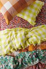 Limoncello Gingham Pillowcase Sets