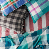 Licorice Gingham Pillowcase Sets