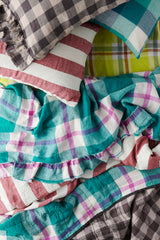 Licorice Gingham Pillowcase Sets
