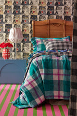 Licorice Gingham Pillowcase Sets