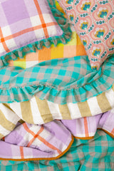 SHIPS MID NOVEMBER - Havana Gingham Flat Sheet