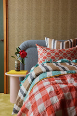 SHIPS JULY - Cherry/ Emerald Double Sided Quilt