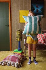 SHIPS JULY - Emerald Stripe Cushion