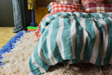 SHIPS JULY - Emerald Stripe Duvet Cover