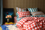 SHIPS SEPTEMBER - Cherry Gingham Duvet Cover