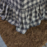 Licorice Gingham Valance