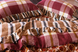 SHIPS SEPTEMBER - Plum Check Duvet Cover