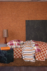 SHIPS SEPTEMBER - Plum Check Duvet Cover