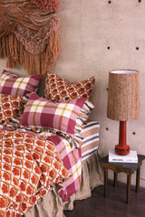 SHIPS MID NOVEMBER - Taupe Stripe Fitted Sheet