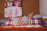 SHIPS SEPTEMBER - Plum Check Fitted Sheet