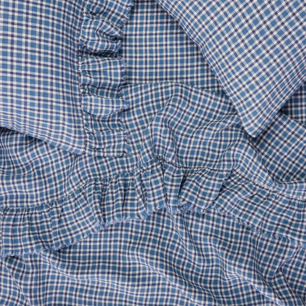 SHIPS SEPTEMBER - Cefalù Check Fitted Sheet