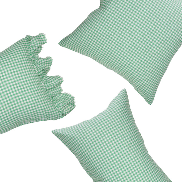SHIPS SEPTEMBER - Fresco Gingham Pillowcase Sets