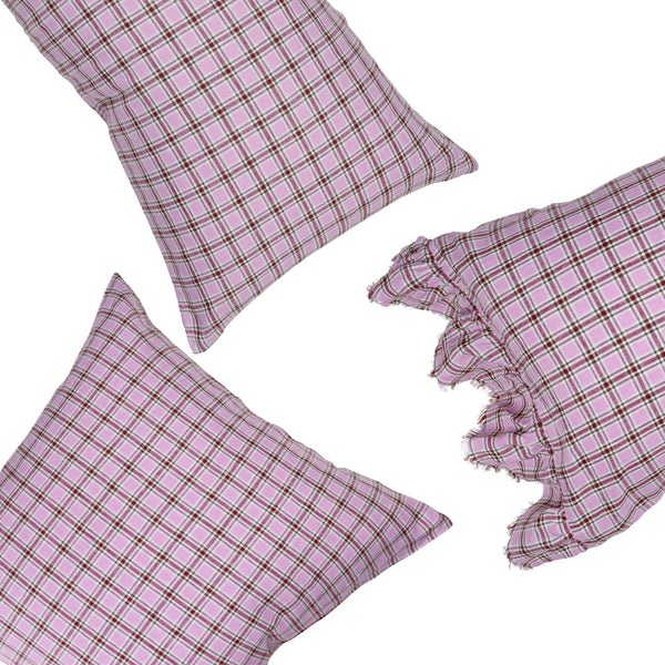 SHIPS SEPTEMBER - Marmelatta Check Pillowcase Sets