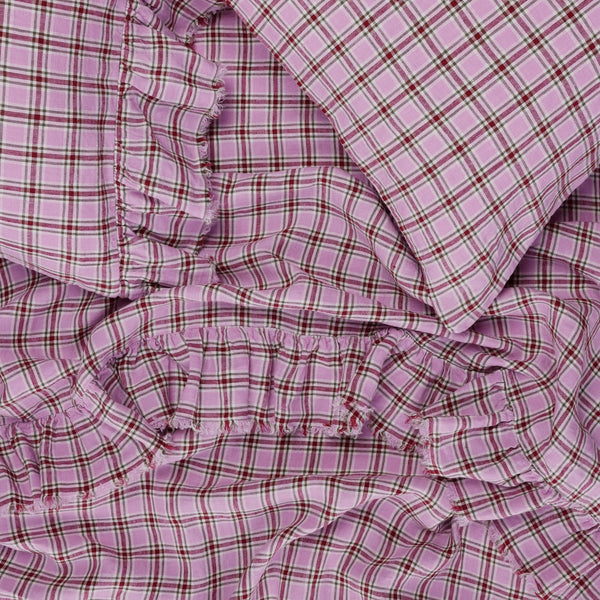 SHIPS SEPTEMBER - Marmelatta Check Fitted Sheet