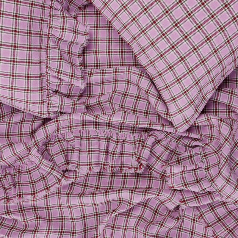 SHIPS SEPTEMBER - Marmelatta Check Fitted Sheet