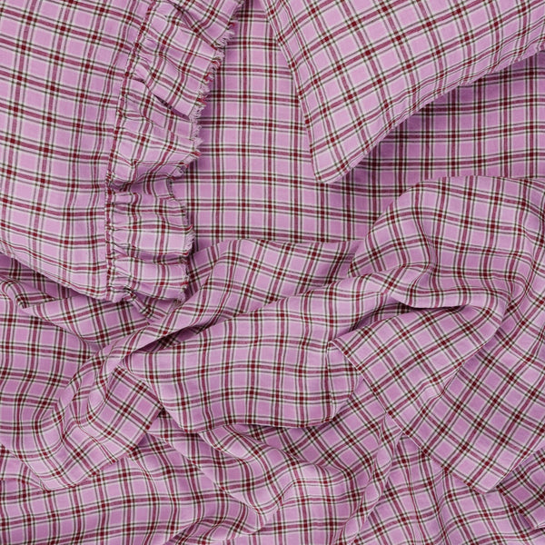 SHIPS SEPTEMBER - Marmelatta Check Flat Sheet