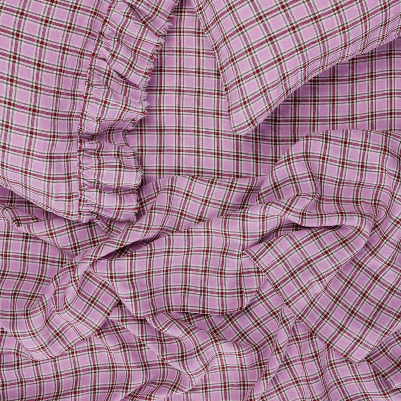 SHIPS SEPTEMBER - Marmelatta Check Flat Sheet