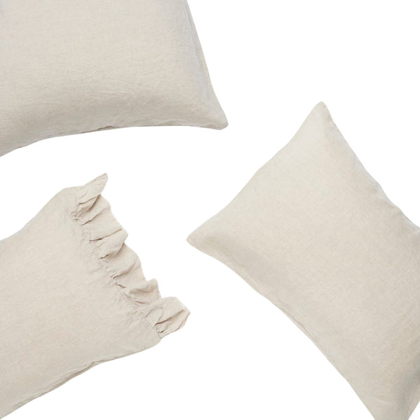 BACK IN STOCK  - Natural Pillowcase Sets
