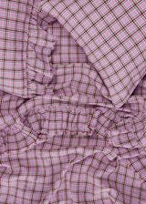 SHIPS SEPTEMBER - Marmelatta Check Flat Sheet