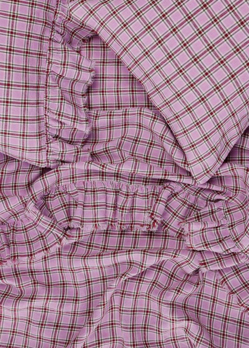 SHIPS SEPTEMBER - Marmelatta Check Flat Sheet