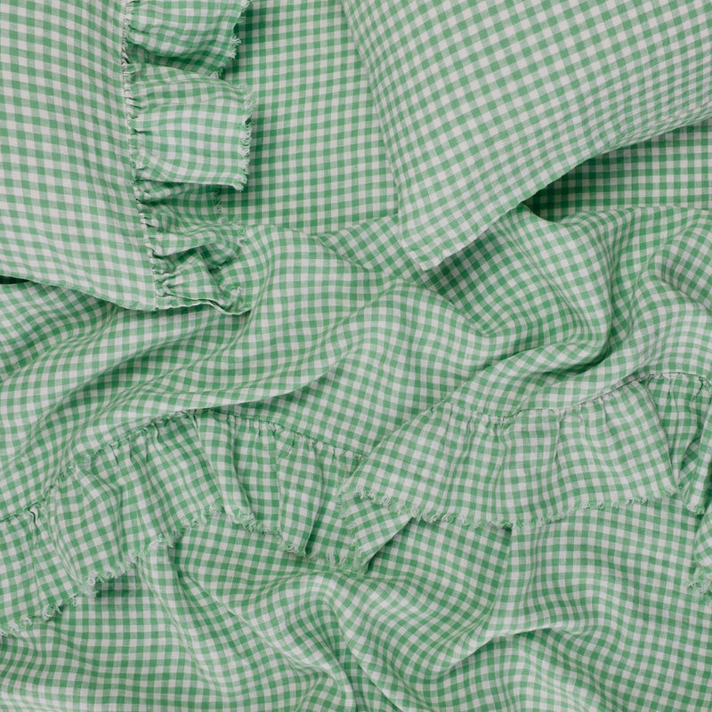 SHIPS SEPTEMBER - Fresco Gingham Fitted Sheet