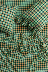 NEW - Banksia Check Flat Sheet