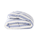 SHIPS JULY - Chambray Stripe Duvet Cover