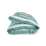 SHIPS JULY - Emerald Stripe Duvet Cover