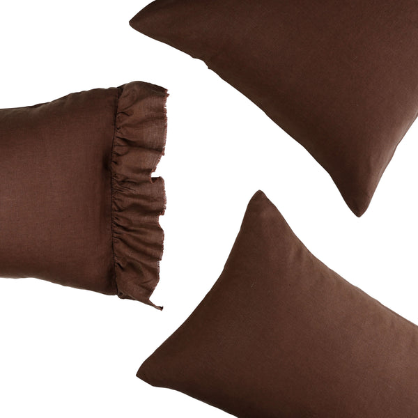 NEW - Chocolate Pillowcase Sets