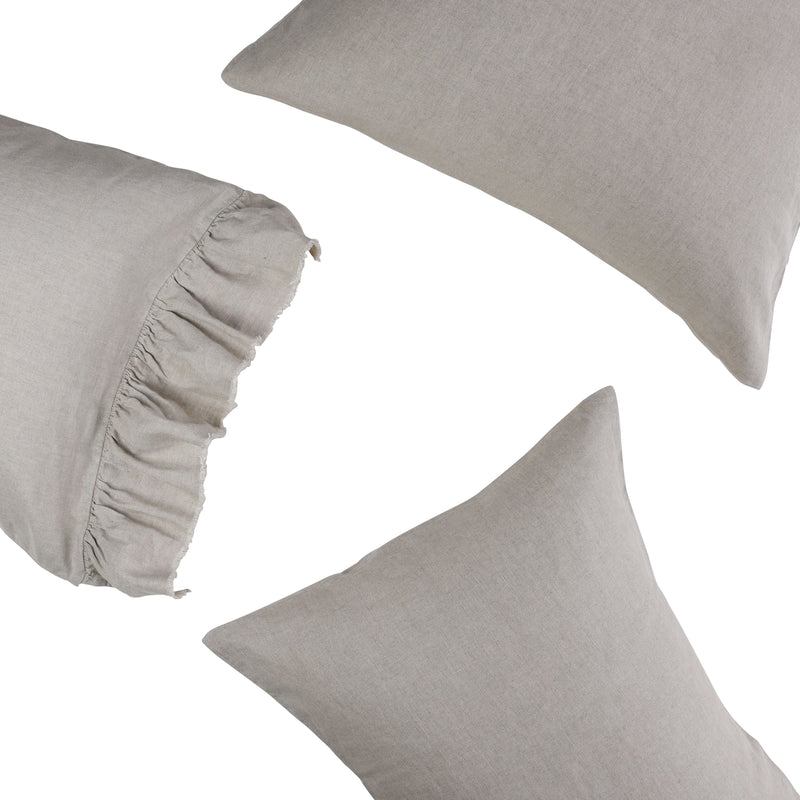 BACK IN STOCK  - Natural Pillowcase Sets