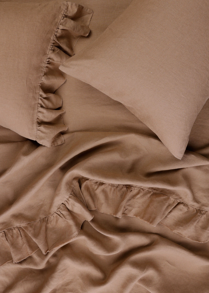 NEW - Latte Fitted Sheet