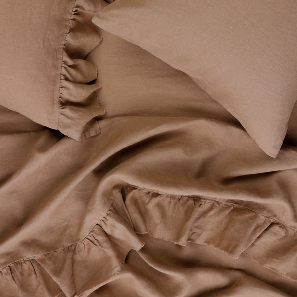 NEW - Latte Fitted Sheet