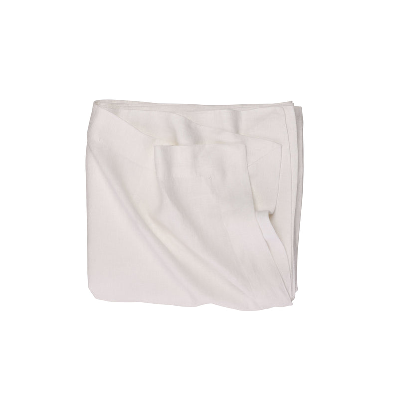 NEW - Ivory Heavyweight Linen Bedcover