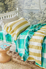 Kelp Stripe Duvet Cover