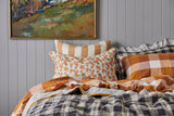SHIPS SEPTEMBER - Licorice/ Pinstripe Double Sided Quilt