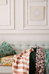 SHIPS MID NOVEMBER - Tobacco Stripe Flat Sheet