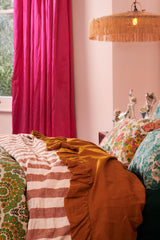 SHIPS JULY - Tobacco Stripe Duvet Cover
