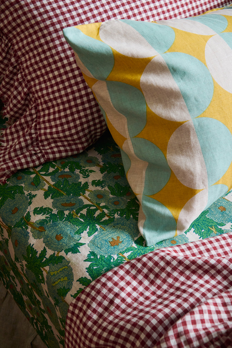 SHIPS LATE OCTOBER - Mulberry Gingham Pillowcase Sets