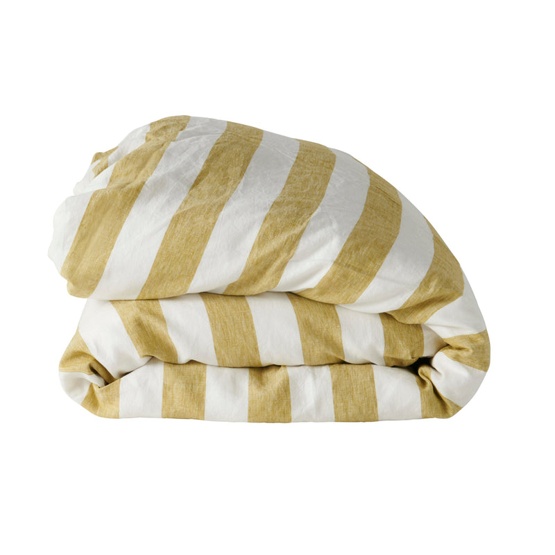 Kelp Stripe Duvet Cover