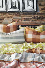 SHIPS APRIL - Biscuit Check Pillowcase Sets
