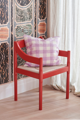 SHIPS MID NOVEMBER - Lilac Gingham Cushion
