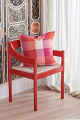 SHIPS MID NOVEMBER - Sherbet Check Cushion