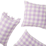 Lilac Gingham Pillowcase Sets