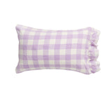 Lilac Gingham Pillowcase Sets