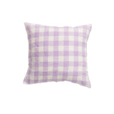 Lilac Gingham Pillowcase Sets