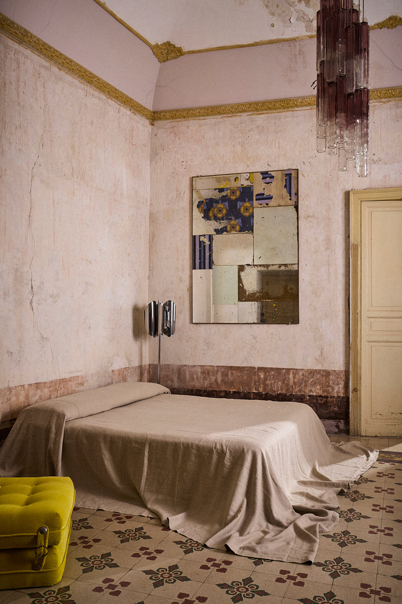 Natural Heavyweight Linen Bedcover