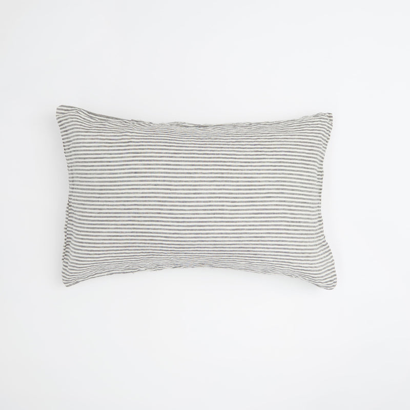 Charcoal Stripe Pillowcase Sets