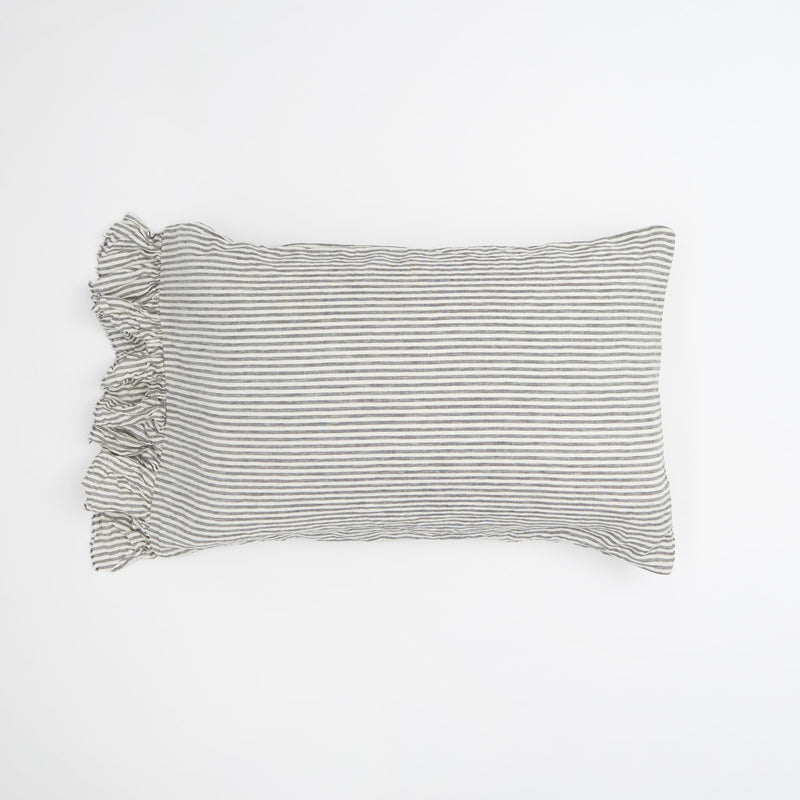 Charcoal Stripe Pillowcase Sets