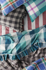 SHIPS SEPTEMBER - Licorice Gingham Pillowcase Sets