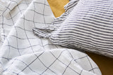 Charcoal Stripe Pillowcase Sets